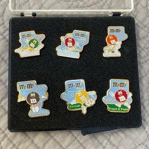 M&M’s Canadian Olympics Souvenir Pin Set